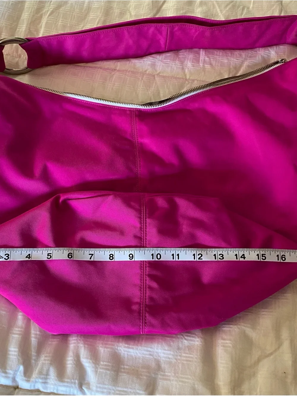 Lululemon Athletica Pink Shoulder Bag Nylon Polyester Zip pockets Sport Fitness